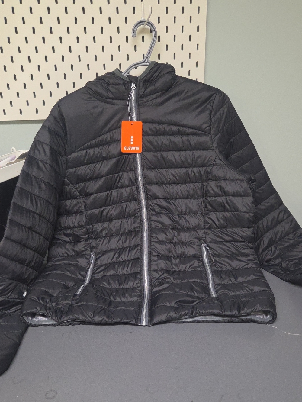 Women's Black Packable Quilted Jacket